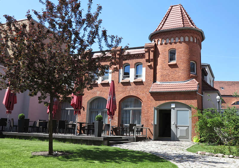 Hotel am Molkenmarkt Terrasse auf dem Hof